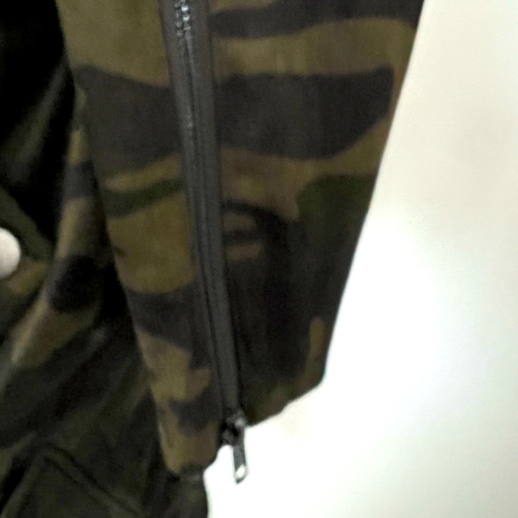 NWT Sanctuary Camouflage Faux Suede Moto Jacket - Picture 7 of 10